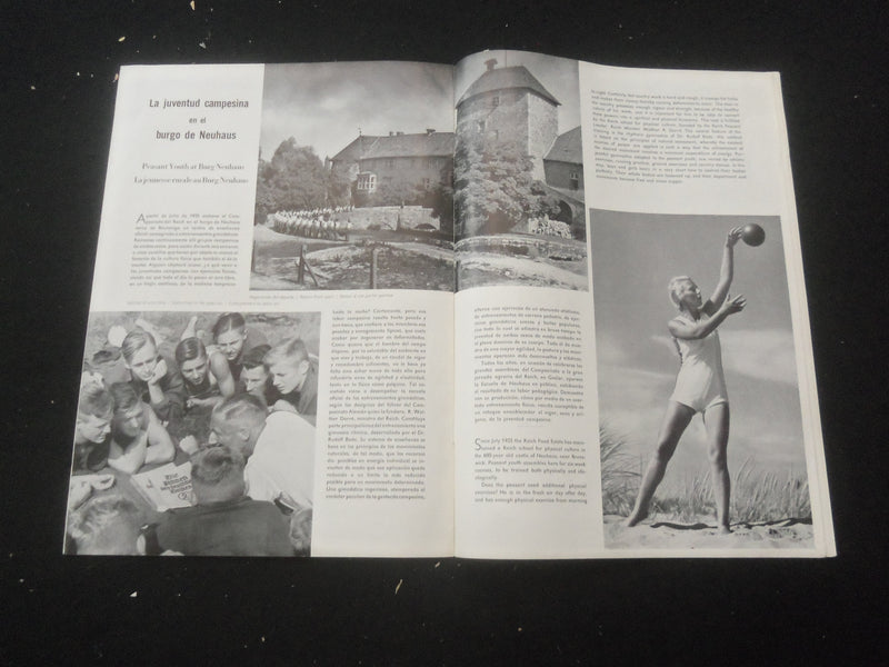 1938 NOVEMBER GERMANY MAGAZINE - ENGLISH/SPANISH/FRENCH TEXT - B 1140K