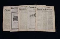 1926 DRUG & CHEMICAL MARKETS WEEKLY MAGAZINE - LOT OF 50 - O 3631