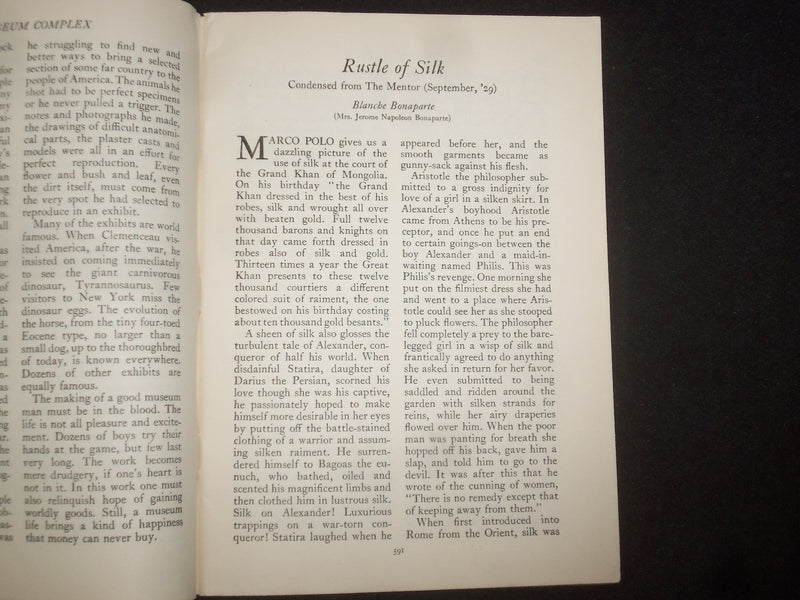 1929 NOVEMBER THE READER'S DIGEST SOFTCOVER BOOK - NUMBER 91 - J 9935