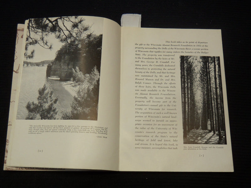 1956 WISCONSIN'S RENEWABLE RESOURCES SOFTCOVER BOOK BY JAMES A. LARSEN- K 2114