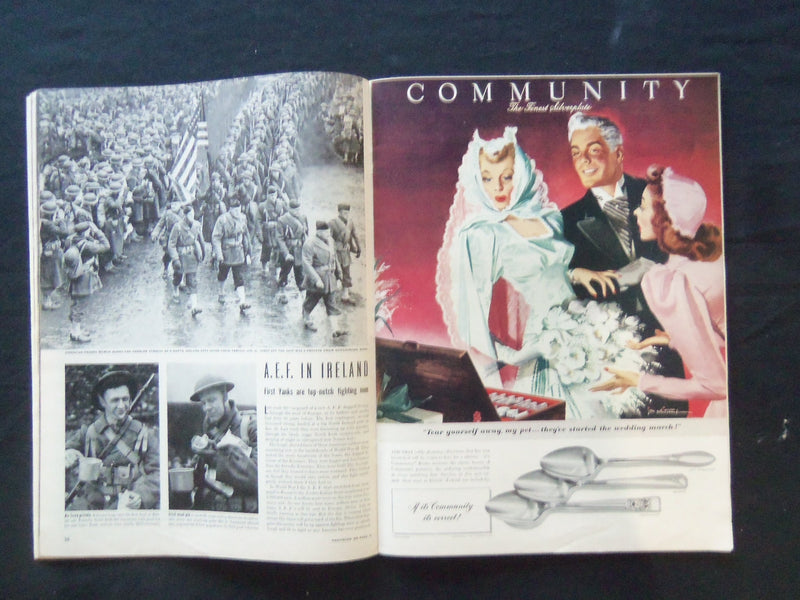 1942 FEBRUARY 23 LIFE MAGAZINE - GUNS FOR MERCHANTMEN - L 275