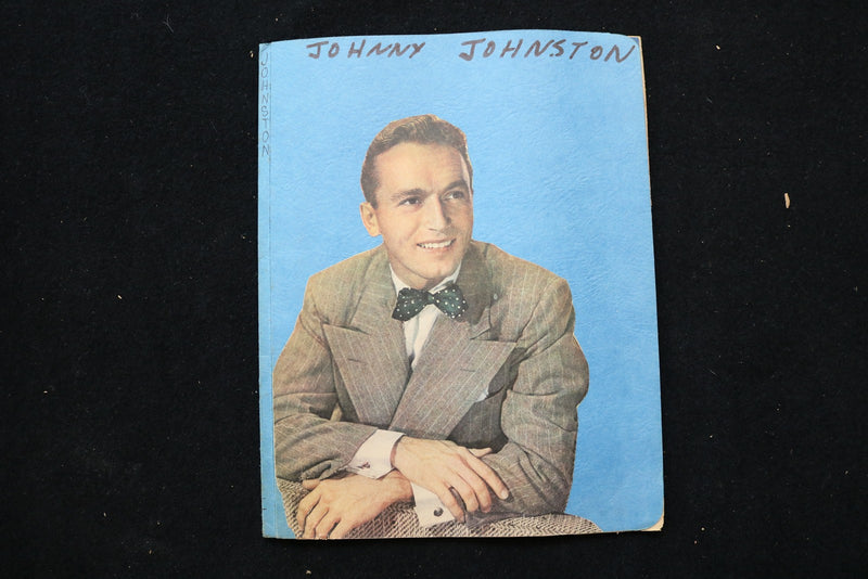 JOHNNY JOHNSTON SCRAPBOOK - E 24960