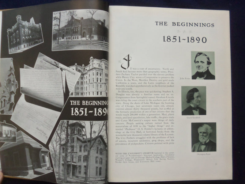 1951 CENTENNIAL SYLLABUS NORTHWESTERN UNIVERSITY YEARBOOK - EVANSTON, IL-YB 3044