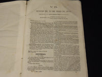 1855 APRIL-MAY DIARIO DA CAMARA DOS DEPUTADOS BOUND VOLUME - LISBOA - KD 2016I