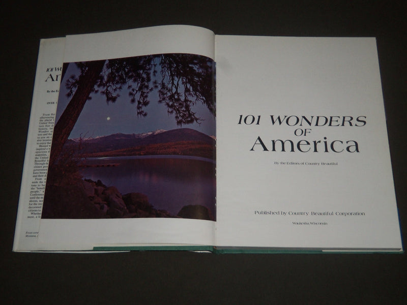 1973 101 WONDERS OF AMERICA HARDCOVER BOOK - GREAT PRINTS - I 1164