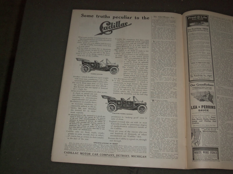 1911 MARCH 25 COLLIER'S MAGAZINE - GREAT ILLUSTRATIONS, ARTICLES & ADS - F 619
