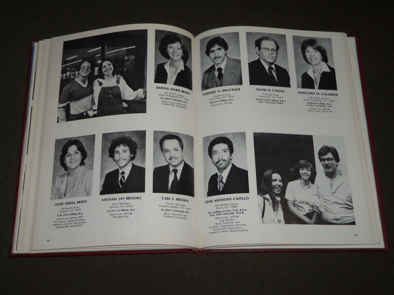 1981 RES GESTAE ST. JOHN'S UNIVERSITY SCHOOL OF LAW YEARBOOK - NEW YORK- YB 1429