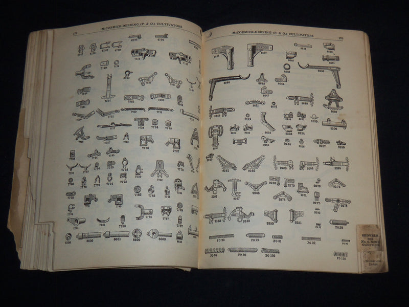 1925 INTERNATIONAL HARVESTER CATALOG AND PRICE LIST FOR REPAIR PARTS - J 8588