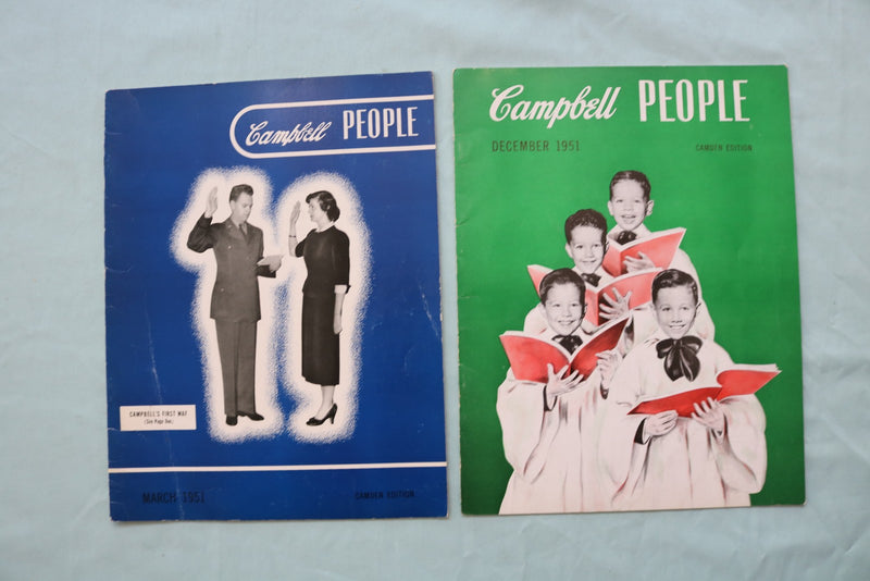 1951-1960 CAMPBELL PEOPLE MAGAZINE - LOT OF 14 - CAMDEN , NJ - O 3763