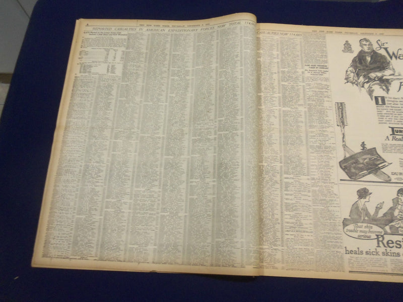 1918 DECEMBER 5 NEW YORK TIMES - PRESIDENT AT SEA, PERSHIING NARRATIVE - NT 9162