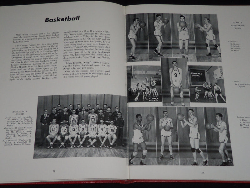 1950 TOM TOM OWEGO FREE ACADEMY YEARBOOK - OWEGO NEW YORK - YB 1448