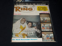 1962 DECEMBER THE RING MAGAZINE - SONNY LISTON BOXING COVER - E 3405