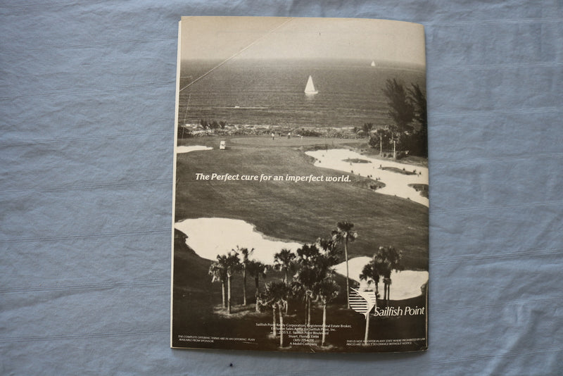 1985 IZOD MET PGA CHAMPIONSHIP PROGRAM - COUNTRY CLUB OF FAIRFIELD - SP 4868X