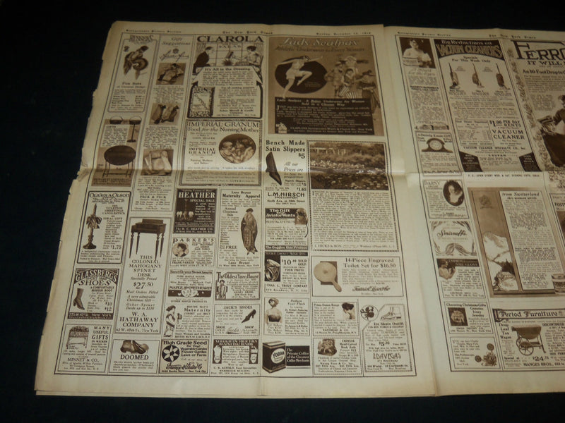 1918 DECEMBER 15 NEW YORK TIMES PICTURE SECTION - 27TH DIVISION HOME - NP 5459