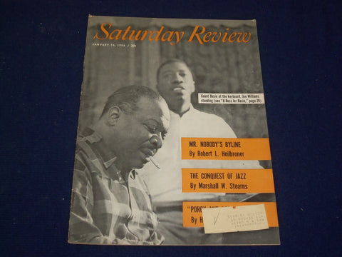 1956 JANUARY 14 SATURDAY REVIEW MAGAZINE - COUNT BASIE - SP 9435