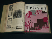 1941 NOV-1942 OCT TRAVEL MAGAZINE BOUND VOLUME - GREAT COVERS - KD 5989