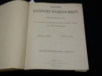 1900 JAN-DEC BERLINER KLINISCHE WOCHENSCHRIFT MAGAZINE BOUND VOLUME - KD 3644B