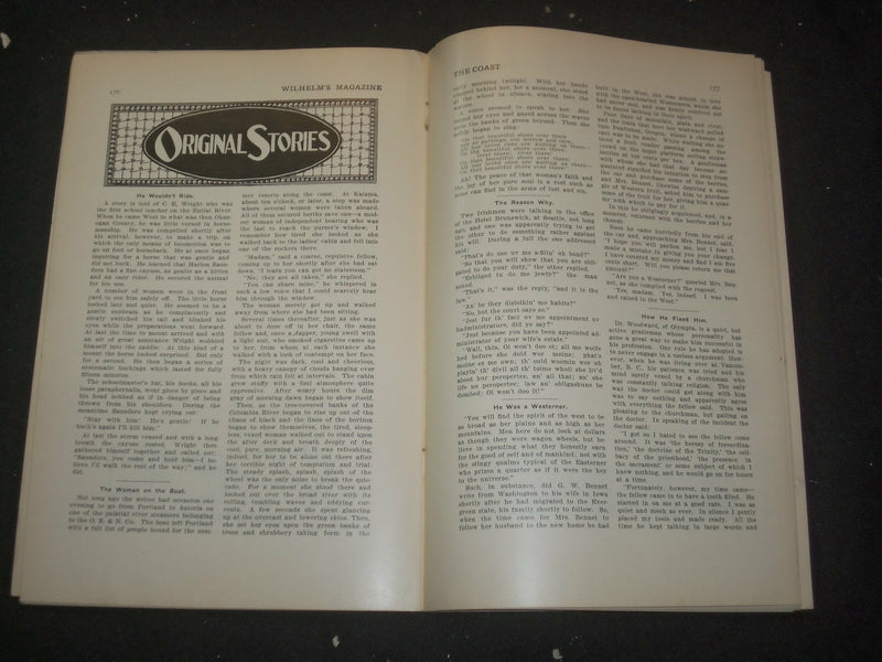 1904 MAY WILHELM'S MAGAZINE - THE COAST - J 6396