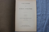 1912 VALUATION OF PUBLIC UTILITIES - INDIANA WATER SUPPLY SOFTCOVER BOOK- K 2991