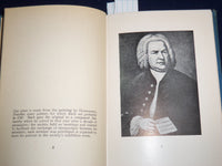 1935 BACH'S LIFE AS HE LIVED IT HARDCOVER BOOK BY T. SCOTT BUHRMAN - KD 1378P
