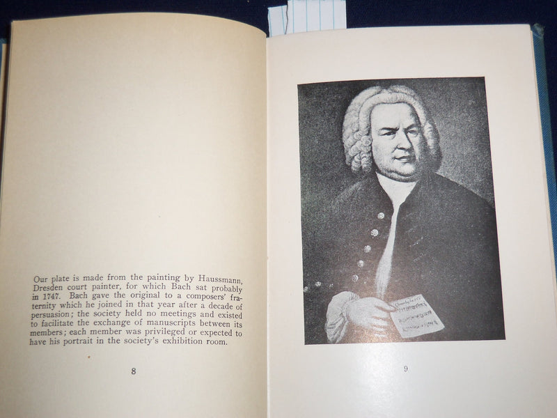 1935 BACH'S LIFE AS HE LIVED IT HARDCOVER BOOK BY T. SCOTT BUHRMAN - KD 1378P