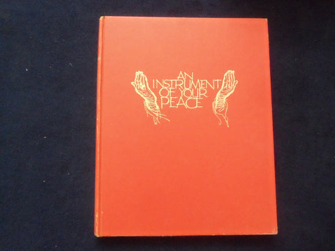 1965 AN INSTRUMENT OF YOUR PEACE HARDCOVER BOOK-U.S. VISIT POPE PAUL VI- KD 8810
