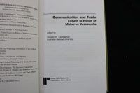 1998 COMMUNICATION & TRADE ESSAYS HONOR MEHEROO JUSSAWALLA HARDCOVER - KD 9766