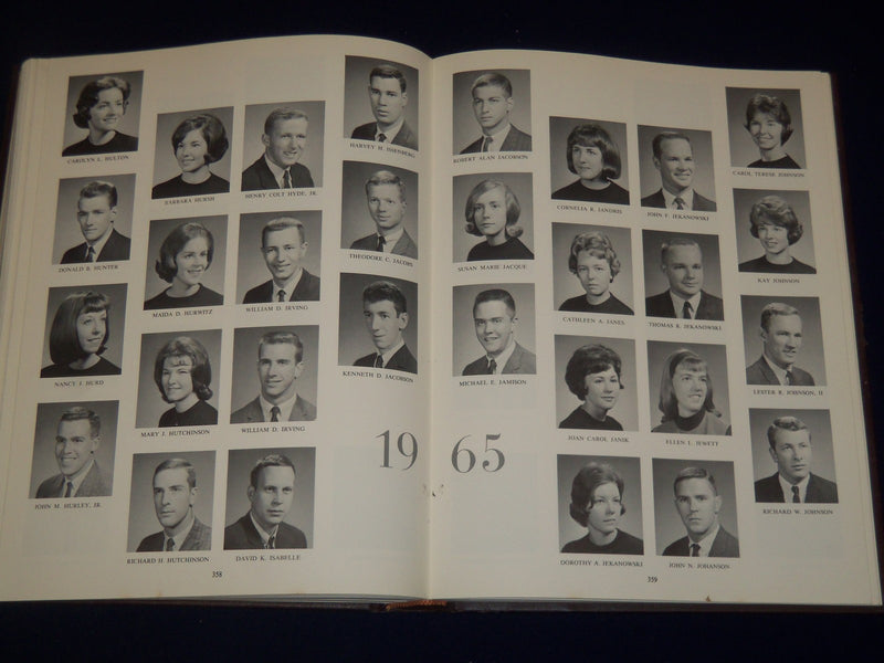 1965 CENTENNIAL INDEX UNIVERSITY OF MASSACHUSETTS YEARBOOK - PHOTOS - YB 728