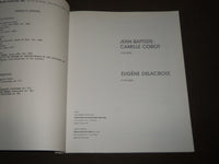 1986 COROT - DELACROIX SOFTCOVER ART CATALOG - GREAT PRINTS - KD 5068