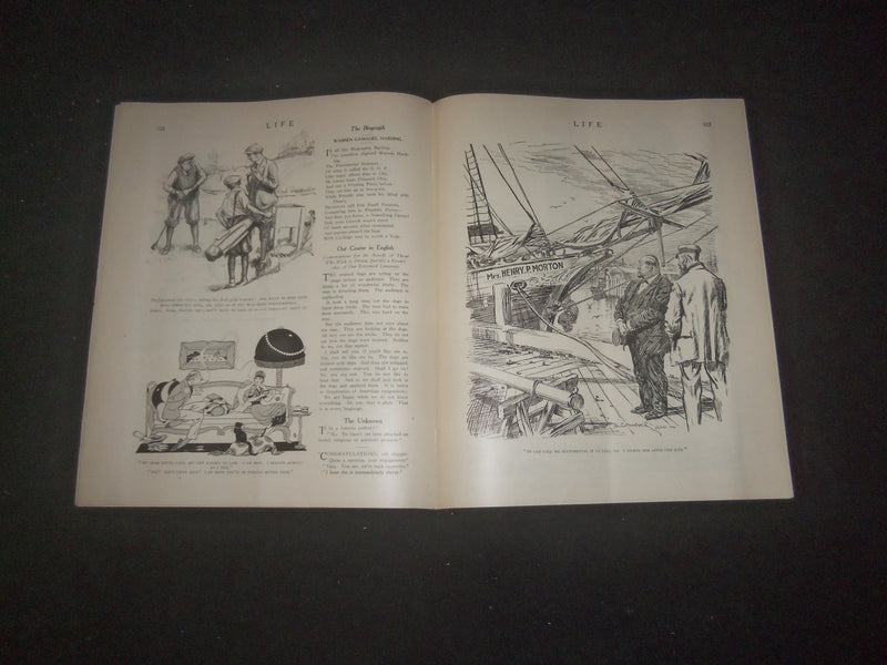 1920 LIFE JULY 15 MAGAZINE - A MESSAGE TO DREAMLAND - L 771C