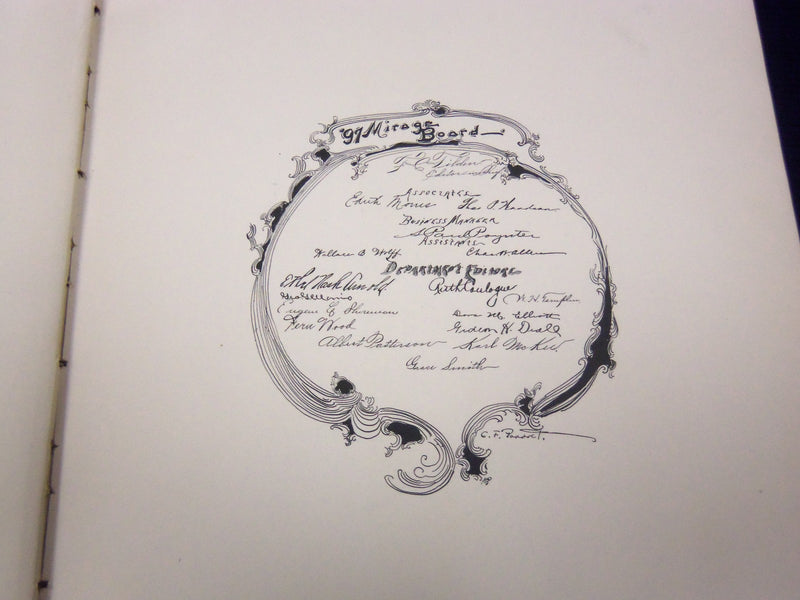 1897 THE MIRAGE DEPAUW UNIVERSITY YEARBOOK VOL. 7 - GREENCASTLE INDIANA - YB 86