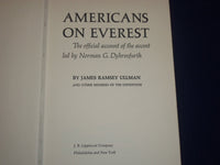 1964 AMERICANS ON EVEREST BOOK BY JAMES RAMSEY ULLMAN FIRST EDITION - KD 2490