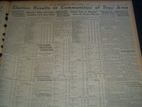 1931 NOV 4 TROY MORNING RECORD - BURNS WINS SEVENTH TERM IN TROY - NT 7489