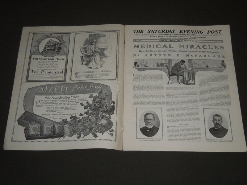 1905 FEBRUARY 25 THE SATURDAY EVENING POST MAGAZINE - ILLUSTRATED COVER - SP 764