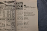 1961 ALA BULLETIN - SOFTCOVER BOOKS - LOT OF 2 - K 3233