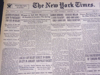 1935 FEB 27 NEW YORK TIMES - MORGAN TO SELL 900 MINIATURES AT AUCTION - NT 4922