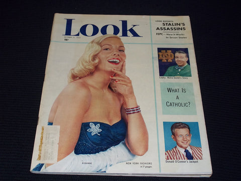 1952 OCTOBER 21 LOOK MAGAZINE - ROXANNE FRONT COVER - E 20418