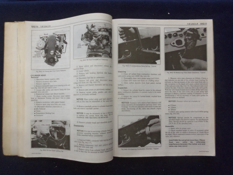 1979 CHEVROLET CHEVETTE SHOP MANUAL - SOFTCOVER MANUAL - KD 8881