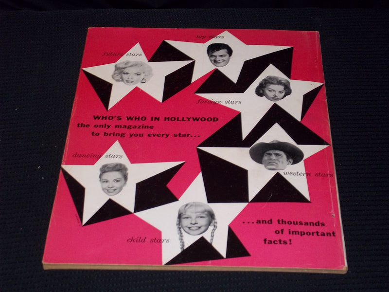 1957 WHO'S WHO IN HOLLYWOOD MAGAZINE - DEBBIE REYNOLDS FRONT COVER - E 13689
