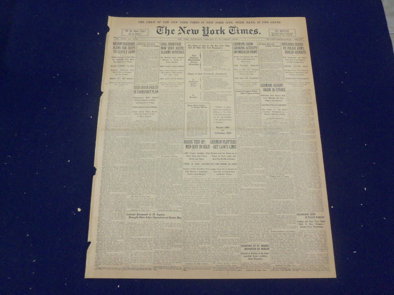 1918 FEBRUARY 6 NEW YORK TIMES - KRYLENKO SEIZED BY POLISH ARMY - NT 8232