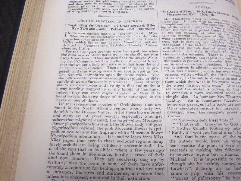 1905 SATURDAY REVIEW 2 BOUND VOLUMES - COMPLETE YR- PUBLISHED IN LONDON - R 1096