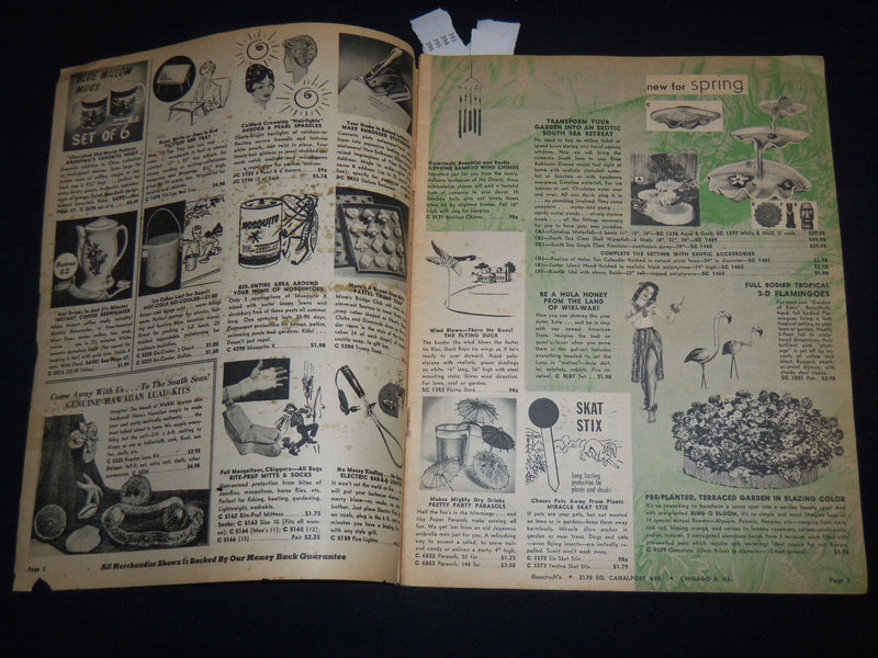 1960'S BANCROFT'S SPRING HARVEST CATALOG - CHICAGO, ILLINOIS - J 9187
