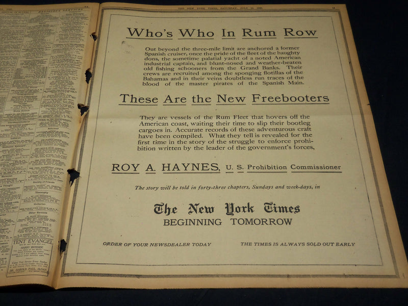 1923 JULY 14 NEW YORK TIMES - HUTCHINSON HAS 142 & JONES SECOND 144 - NT 7747