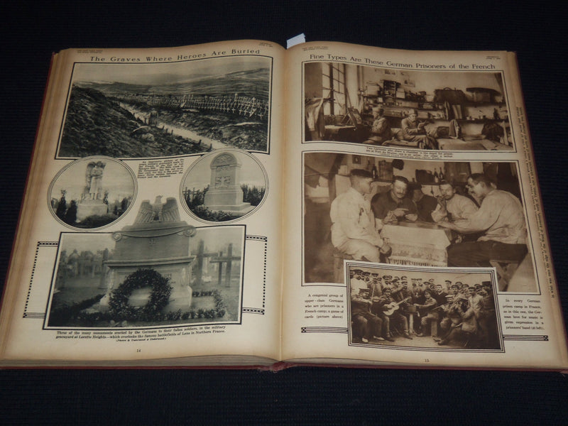 1916 PHOTOGRAPHIC HISTORY OF GREAT EUROPEAN WAR IN GRAVURE VOLUME - KD 4675A