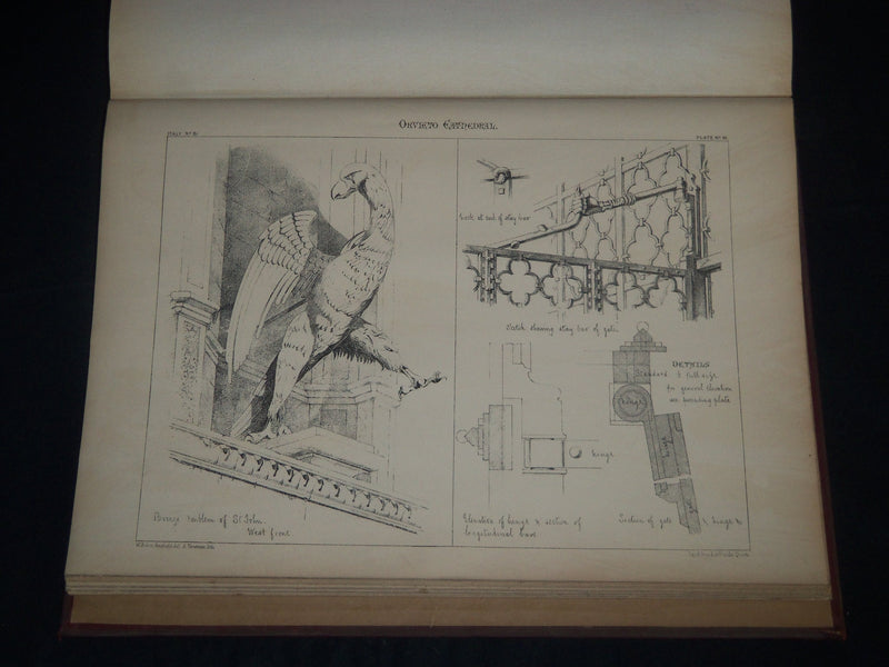 1862 SPECIMENS OF MEDIEVAL ARCHITECTURE VOLUME BY W. EDEN NESFIELD - Z 135