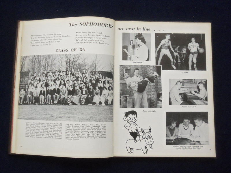 1954 SHADOWS HENRY B. WHITEHORNE HIGH SCHOOL YEARBOOK - VERONA, NJ - YB 3018