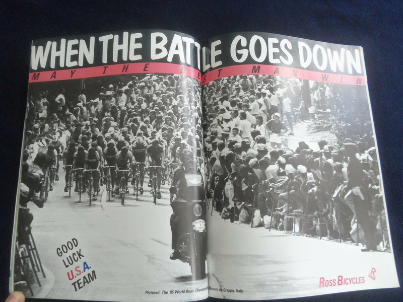 1986 BICYCLING WORLD CHAMPIONSHIPS PROGRAM - COLORADO SPRINGS, CO - ST 7040