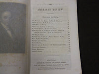 1846 THE AMERICAN REVIEW A WHIG JOURNAL LOT OF 10 - NICE ENGRAVINGS - WR 105E