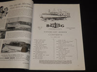 1939 APRIL MOTOR BOATING MAGAZINE - FITTING-OUT NUMBER - NICE ADS - E 9464