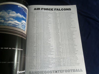 2001 SEP 29 FOOTBALL PROGRAM - SAN DIEGO STATE UNIVERSITY VS AIR FORCE- SP 1218X